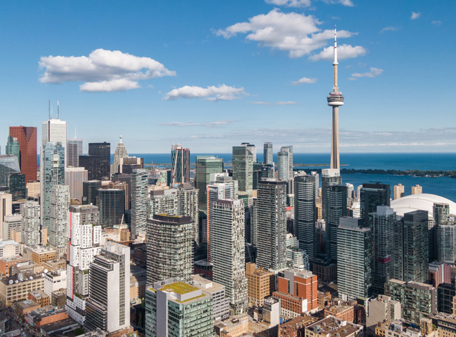 Toronto skyline at day